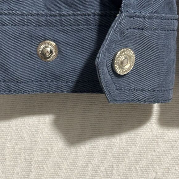 VTG London Fog Bomber Jacket Mens Small Full Vislon Zip Lightweight Blue - Picture 7 of 14